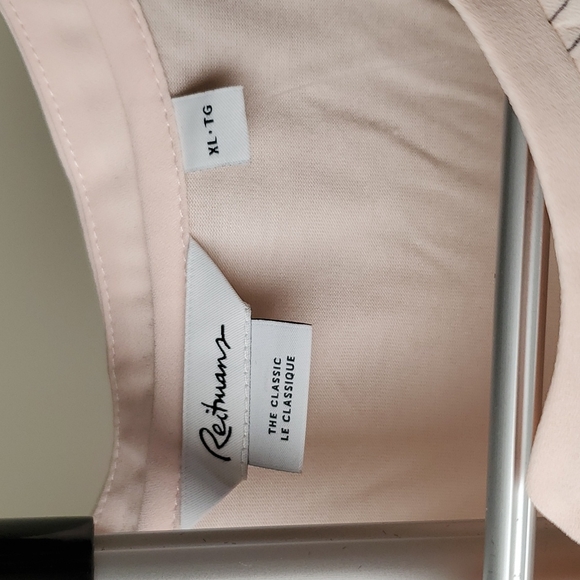 Blush pink floral Reitmans top in size XL, NWT - Picture 3 of 7